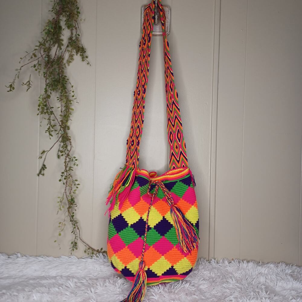 Wakuu Handbag Vintage lagenlook Art to wear Ethnic Coachella